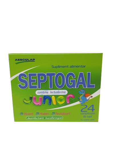 Septogal Junior x 24 comprimate Septogal Junior x 24 comprimate