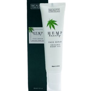 Ser facial cu Ulei Organic de Canepa BEAUTY FORMULAS Face Serum, 30 ml
