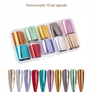 Set 10 Buc Folie Transfer Oglinda