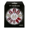 Set 12 Unghii False cu aspect natural, 11 WILD RED Set 12 Unghii False cu aspect natural, 11 WILD RED