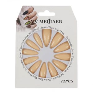 Set 12 Unghii False Glossy cu aspect natural Better Than Your Own , 04 Sunshine