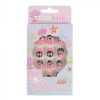 Set 12 Unghii False Pentru Copii, 01 Fundite si Buline Colorate Set 12 Unghii False Pentru Copii, 01 Fundite si Buline Colorate