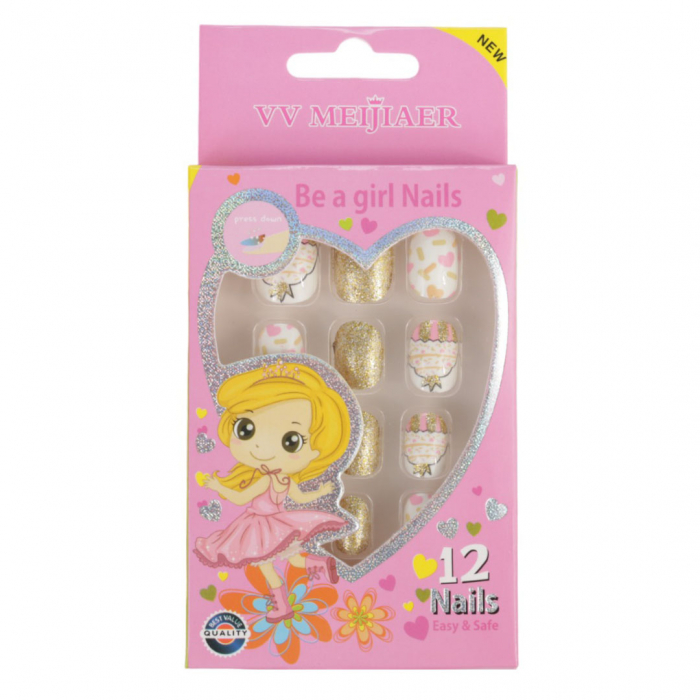Set 12 Unghii False Pentru Copii, 146 Prajiturele Set 12 Unghii False Pentru Copii, 146 Prajiturele