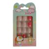 Set 12 Unghii False Pentru Copii, Model J, Flori de Primavara