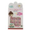 Set 12 Unghii False Pentru Copii, Xuca Beauty, 01 Motiv cu Fundite