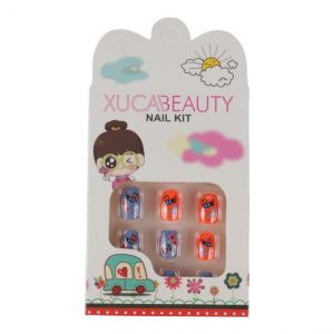 Set 12 Unghii False Pentru Copii, Xuca Beauty, 08 Albinute Jucause