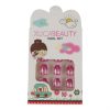 Set 12 Unghii False Pentru Copii, Xuca Beauty, 27 Red and White