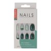 Set 12 Unghii False Premium, Dark Blue