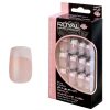 Set 24 Unghii False ROYAL Glue-On Nail French Manicure Nails, Adeziv Inclus 3 g Set 24 Unghii False ROYAL Glue-On Nail French Manicure Nails, Adeziv Inclus 3 g