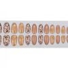 Set 24 Unghii False Tips cu aspect natural, Salon Nails, 05 Abstract