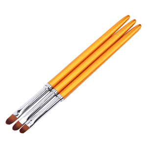 Set 3 Pensule Limba Pisica Gold