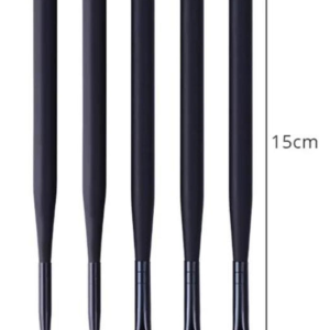 Set 5 Pensule Gel si Pictura Black