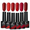 Set 6 Oje Semipermanente Zolla - Red Series 8ml