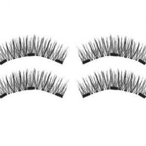 Set Gene False Profesionale cu prindere magnetica in 3 magneti, Reutilizabile, Aspect Natural, Negru 062
