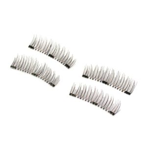 Set Gene False Profesionale cu prindere magnetica in 3 magneti, Reutilizabile, Aspect Natural, Negru 218