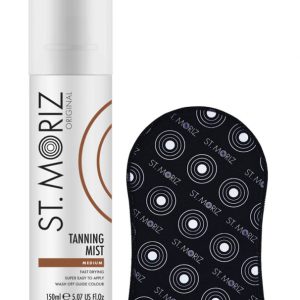 Set Pentru Autobronzare Profesionala St Moriz Cu Spray Medium Si Manusa