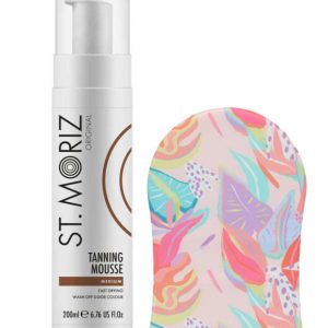 Set pentru autobronzare profesionala ST MORIZ cu Spuma Medium si Manusa Sunkissed, Hawaiian Edition