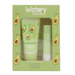 Set pentru ingrijire ten si maini cu balsam de buze, avocado, Nova Kiss Watery Cream