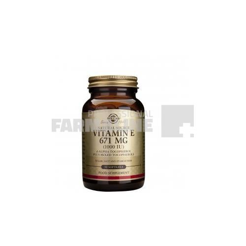 Solgar Vitamina E 671 mcg (1000UI) 50 capsule Solgar Vitamina E 671 mcg (1000UI) 50 capsule