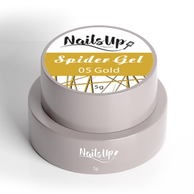 Spider Gel NailsUp - 05 Gold Spider Gel NailsUp - 05 Gold