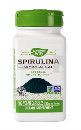 Spirulina Micro-Algae 380 mg 100 capsule Spirulina Micro-Algae 380 mg 100 capsule