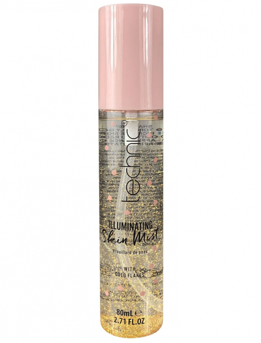 Spray Iluminator Fixare Machiaj cu particule de aur Technic Skin Mist, 80 ml Spray Iluminator Fixare Machiaj cu particule de aur Technic Skin Mist, 80 ml