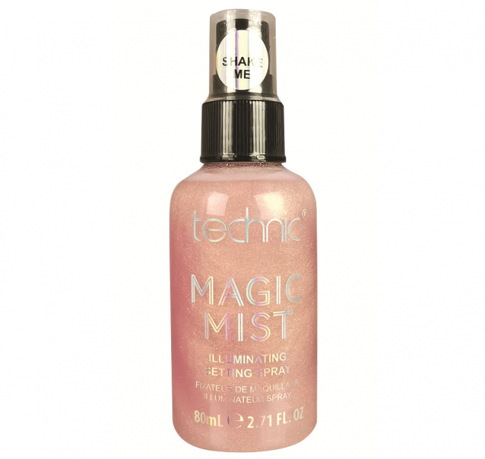 Spray Iluminator Fixare Machiaj Technic Magic Mist Illuminating Setting Spray, Rose Gold, 80 ml Spray Iluminator Fixare Machiaj Technic Magic Mist Illuminating Setting Spray, Rose Gold, 80 ml