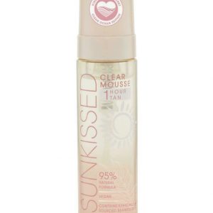 Spuma Autobronzanta Profesionala SUNKISSED Clear, 95% Ingrediente Naturale, 1Hour Tan, 200 ml