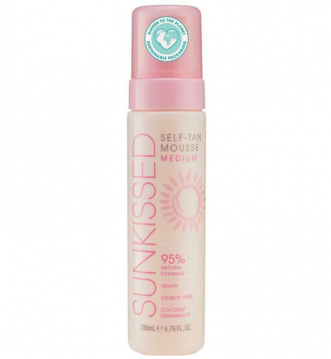 Spuma Autobronzanta Profesionala SUNKISSED Self-tan, MEDIUM, 95% Ingrediente Naturale, 200 ml Spuma Autobronzanta Profesionala SUNKISSED Self-tan, MEDIUM, 95% Ingrediente Naturale, 200 ml