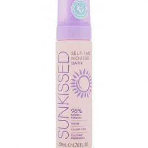 Spuma Autobronzanta Profesionala SUNKISSED Self-tan, DARK, 95% Ingrediente Naturale, 200 ml
