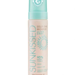 Spuma Autobronzanta Profesionala Sunkissed Self-tan, Ultra Dark, 95% Ingrediente Naturale, 200 ml
