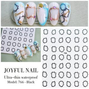 STICKER UNGHII - Black JO 766