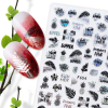 Sticker Unghii Silver - F654