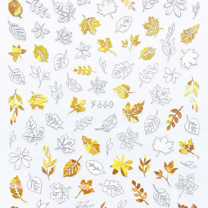 Sticker Unghii White - F660
