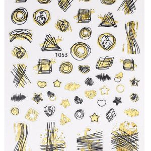 STICKER UNGHII - Gold JO 1053