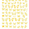 Sticker unghii Gold - WG429
