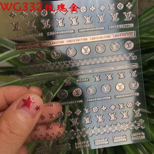 Sticker Unghii Rose - WG332