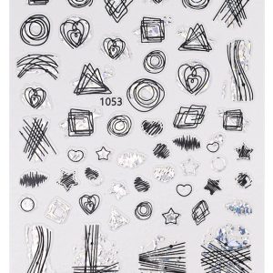 STICKER UNGHII - Silver JO 1053