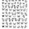 Sticker Unghii - WG429 Black Sticker Unghii - WG429 Black