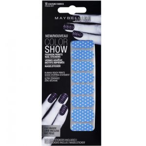 Stickere unghii Maybelline New York COLOR SHOW Fashion Prints, 13 Polka Dot, 18 bucati