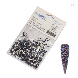 Strasuri Unghii Diverse marimi Nail Art - 1440 Bucati - 01
