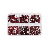 Strasuri unghii diverse marimi, Red