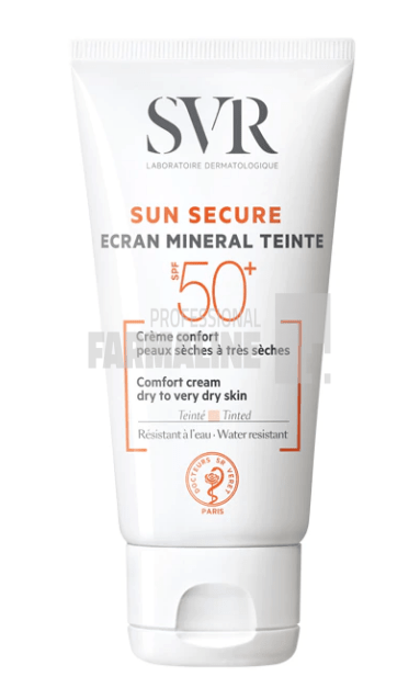 Svr Sun Secure Ecran Mineral Teint ten normal-uscat SPF50+ 50 ml Svr Sun Secure Ecran Mineral Teint ten normal-uscat SPF50+ 50 ml