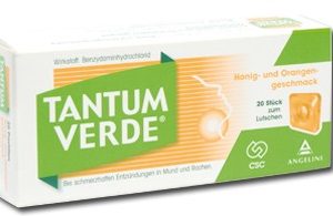 Tantum Verde 3mg x 20 cpr. aroma portocale si miere