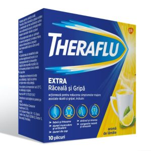 Theraflu Extra Raceala si Gripa x 10 plicuri