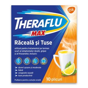 Theraflu Max Raceala si Tuse x 10 plicuri