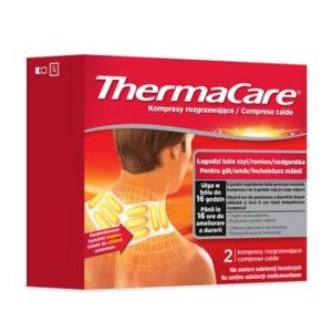 Thermacare Comprese calde pentru gat,umeri si incheietura mainii 2 bucati