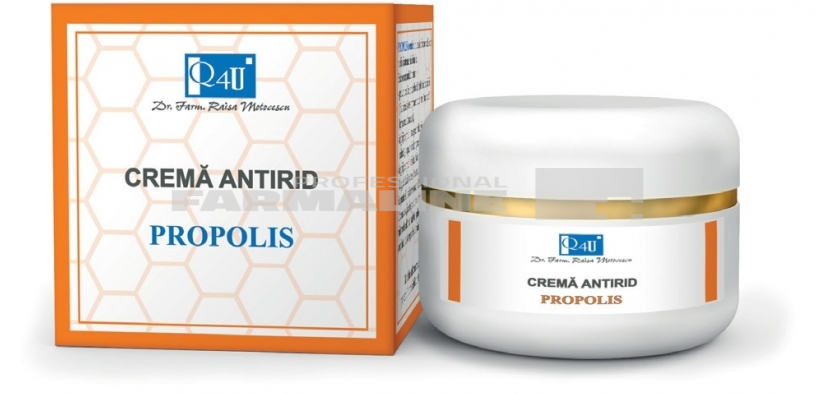 Tis Q4U Crema antirid cu Propolis 50 ml Tis Q4U Crema antirid cu Propolis 50 ml