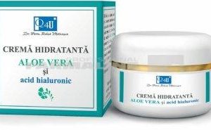 Tis Q4U Crema hidratanta cu Aloe Vera si Acid Hialuronic 50 ml