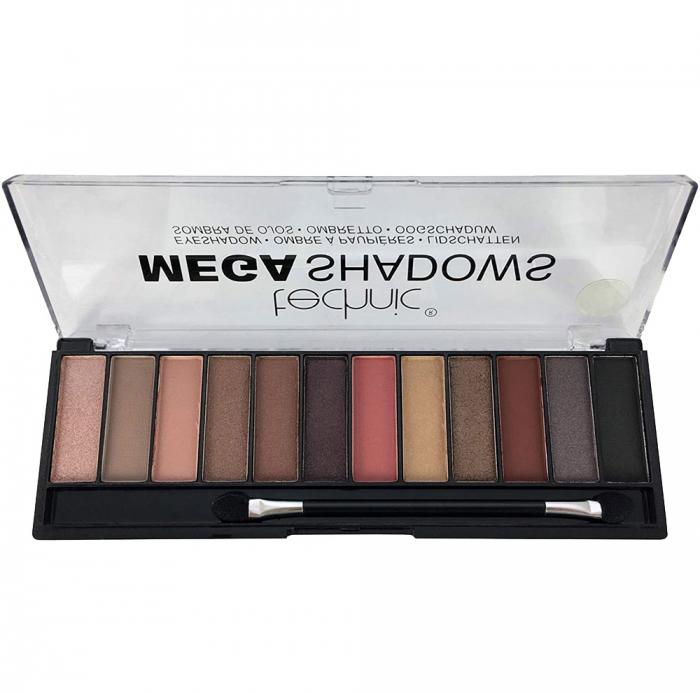 Trusa Profesionala Cu 12 Farduri TECHNIC Mega Shadows, Raspberry Ripple, 18 g Trusa Profesionala Cu 12 Farduri TECHNIC Mega Shadows, Raspberry Ripple, 18 g